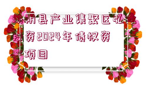 湯陰縣產(chǎn)業(yè)集聚區(qū)弘達(dá)投資2024年債權(quán)資產(chǎn)項(xiàng)目