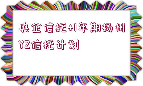 央企信托+1年期揚(yáng)州YZ信托計(jì)劃