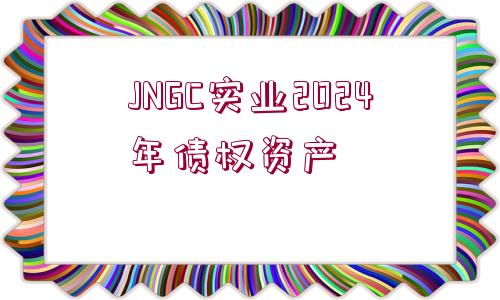 JNGC實(shí)業(yè)2024年債權(quán)資產(chǎn)