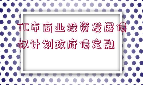 TC市商業(yè)投資發(fā)展債權(quán)計劃政府債定融