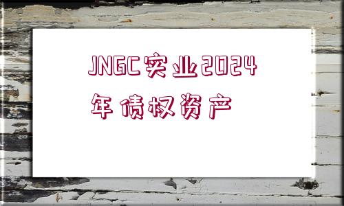 JNGC實業(yè)2024年債權資產(chǎn)