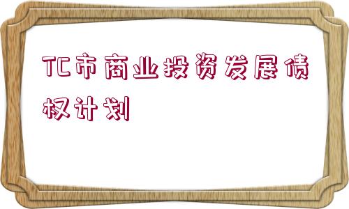 TC市商業(yè)投資發(fā)展債權(quán)計劃