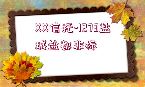 XX信托-1273鹽城鹽都非標