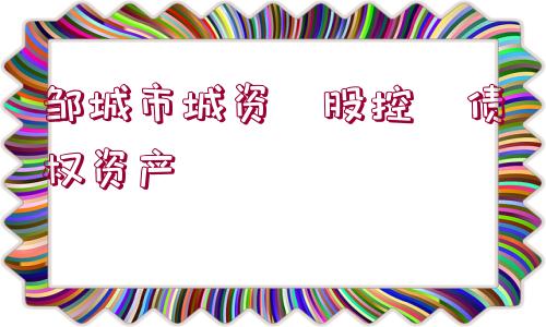 鄒城市城資?股控?債權(quán)資產(chǎn)