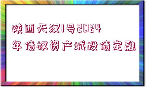 陜西天漢1號2024年債權(quán)資產(chǎn)城投債定融