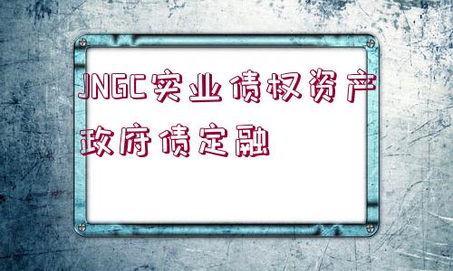 JNGC實(shí)業(yè)債權(quán)資產(chǎn)政府債定融