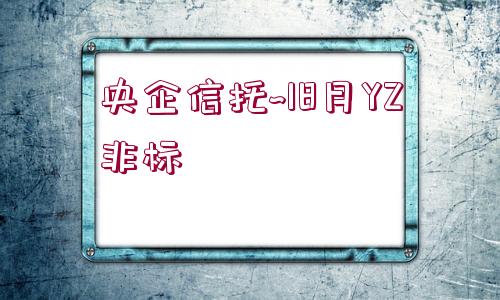 央企信托~18月YZ非標