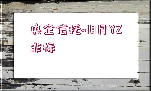 央企信托~18月YZ非標(biāo)