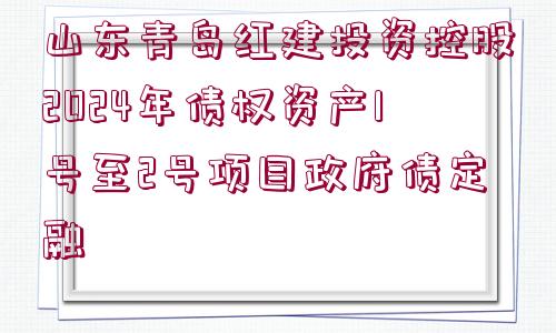 山東青島紅建投資控股2024年債權(quán)資產(chǎn)1號至2號項目政府債定融