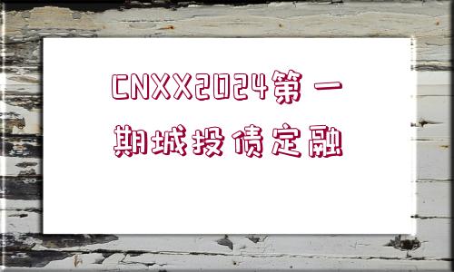 CNXX2024第一期城投債定融