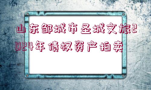 山東鄒城市圣城文旅2024年債權(quán)資產(chǎn)拍賣(mài)